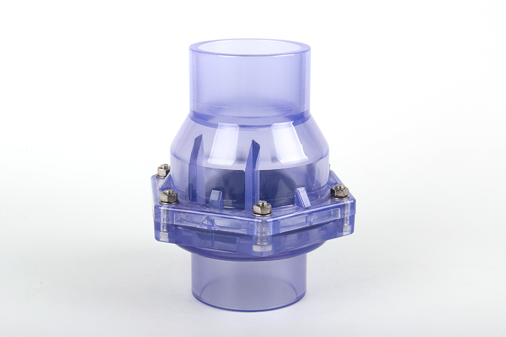 白山透明翻板式止回阀